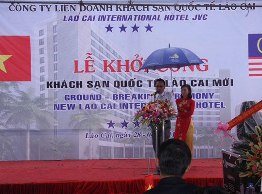 Lễ khởi công xây dựng khách sạn quốc tế Lào Cai